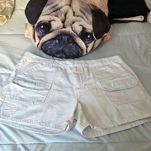 SABREE White Cotton Shorts Size 12 Versatile Lots Of Velcro Pockets Sexy Look